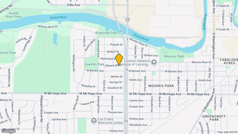 1203 Edward St Map and Location Details