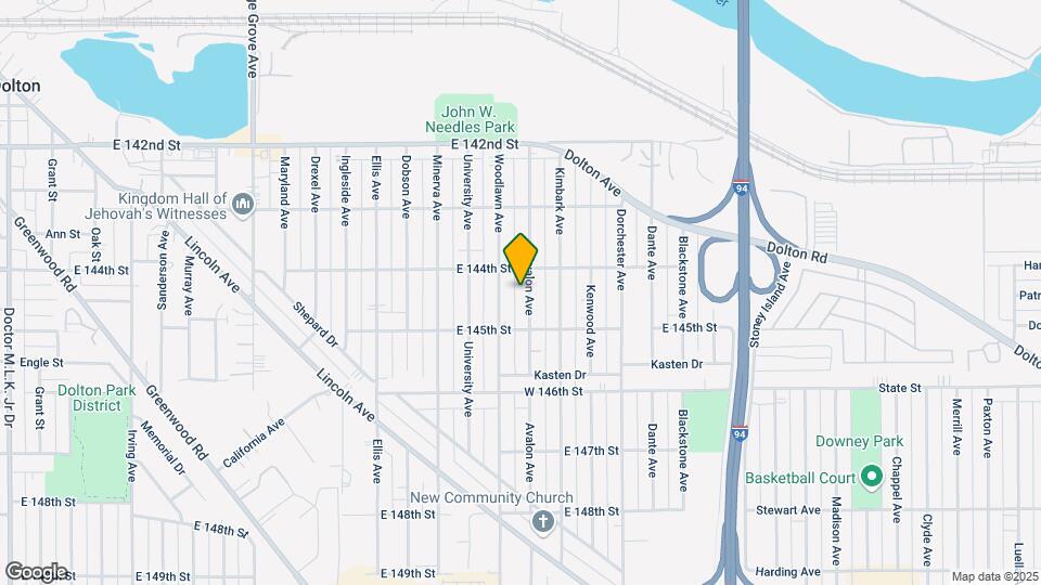 14418 Avalon Ave Map and Location Details
