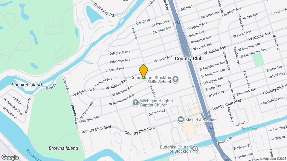 3033 W Sonoma Ave Map and Location Details