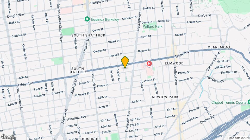 2325 Webster St Map and Location Details