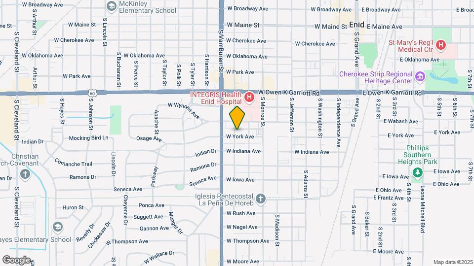 822 W York Ave Map and Location Details