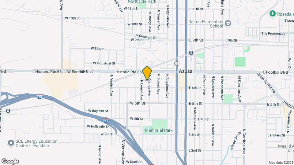 615 N Orange Ave Map and Location Details