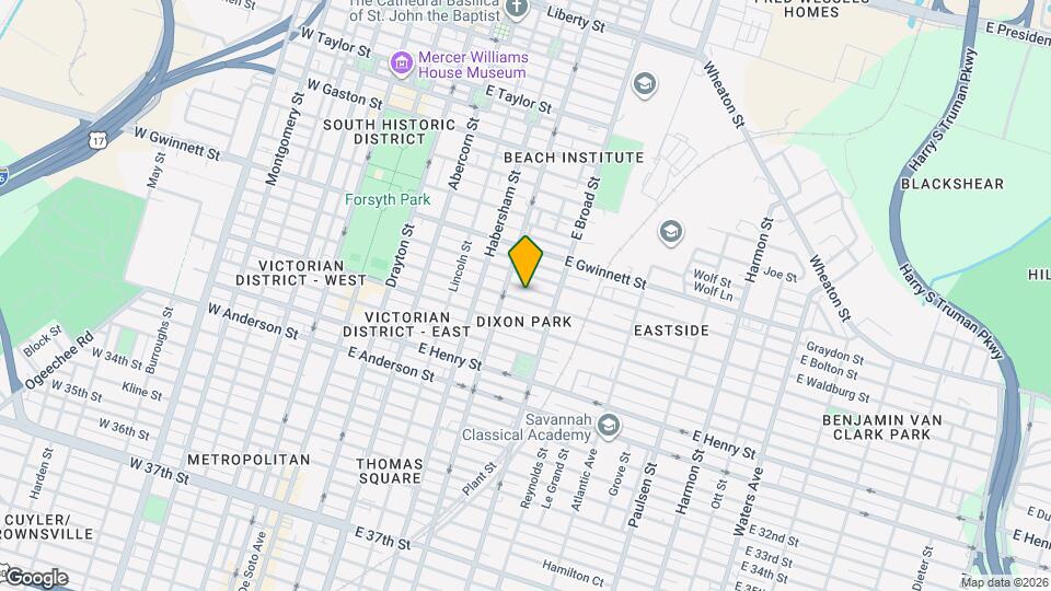 518 E Waldburg St, Unit B Map and Location Details