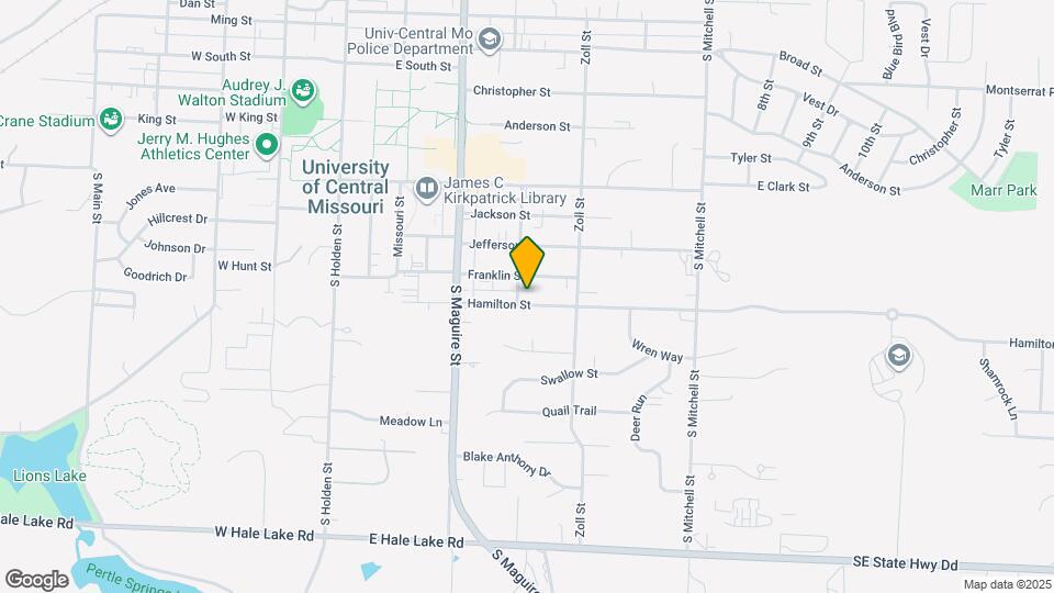 405 Hamilton St Map and Location Details