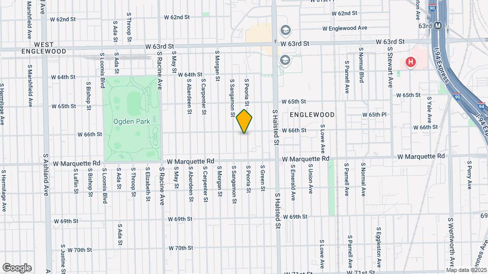 6608 S Peoria St Map and Location Details