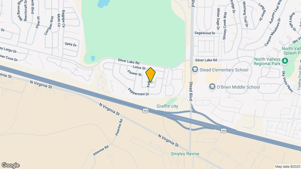 6580 Fern St Mapa y Detalles de la Ubicación