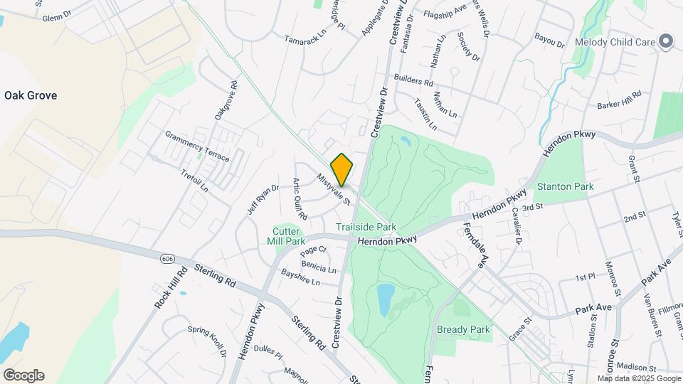 1306 Mistyvale St Map and Location Details