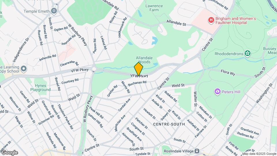 36 VFW Parkway Mapa y Detalles de la Ubicación