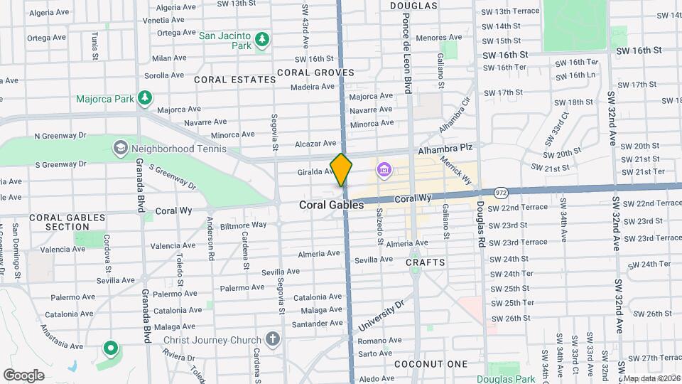 401 Coral Wy Map and Location Details