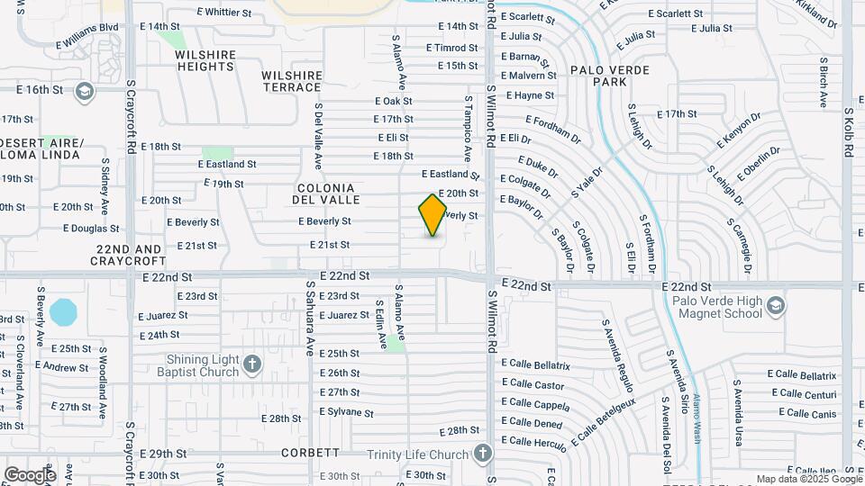 6162 E 21st St Map and Location Details