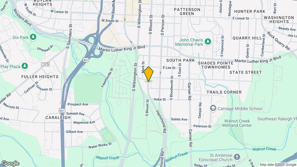 1205 S Blount St Map and Location Details