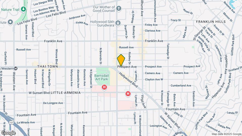 4638 Prospect Ave Map and Location Details