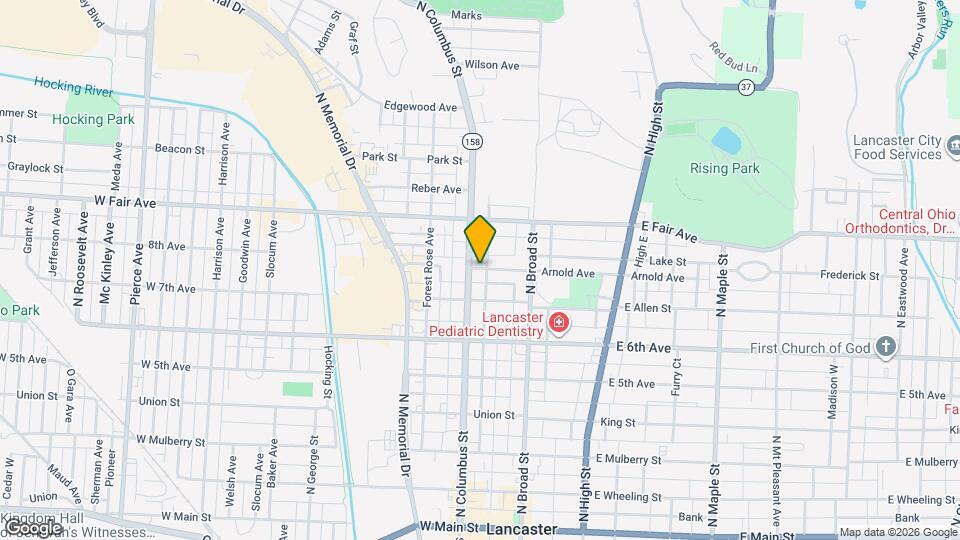 154 Arnold Ave Map and Location Details