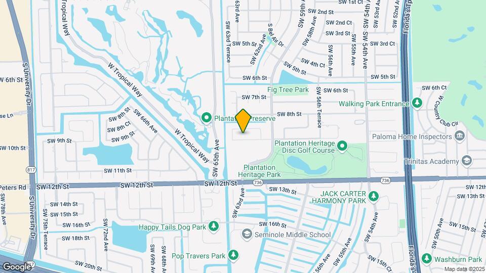 6141 SW 9th St Map and Location Details