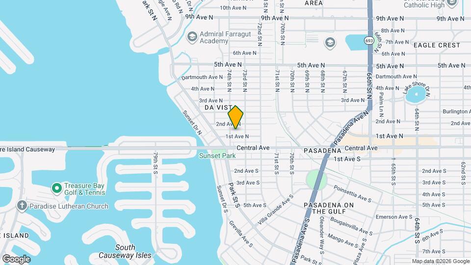 7327 1st Ave N Map and Location Details