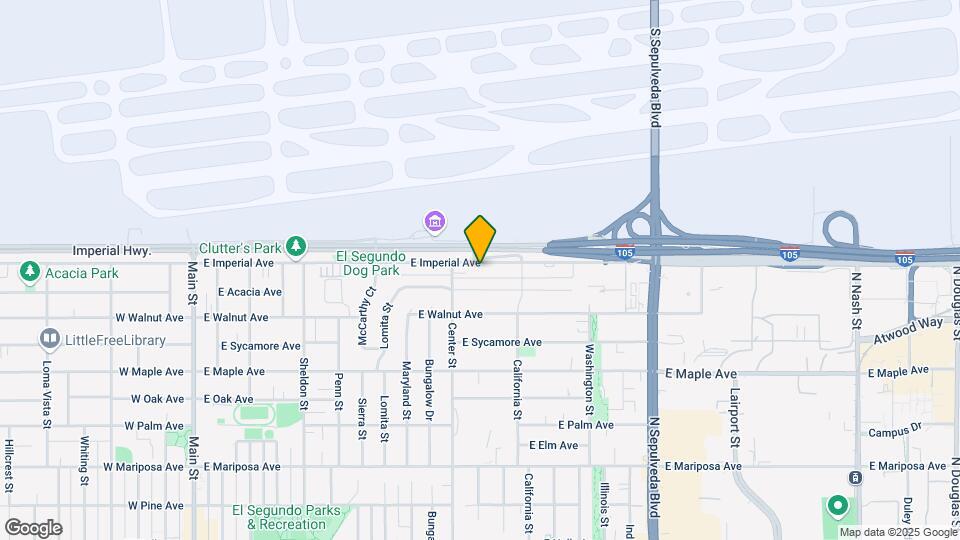 1200 E Imperial Ave Mapa y Detalles de la Ubicación