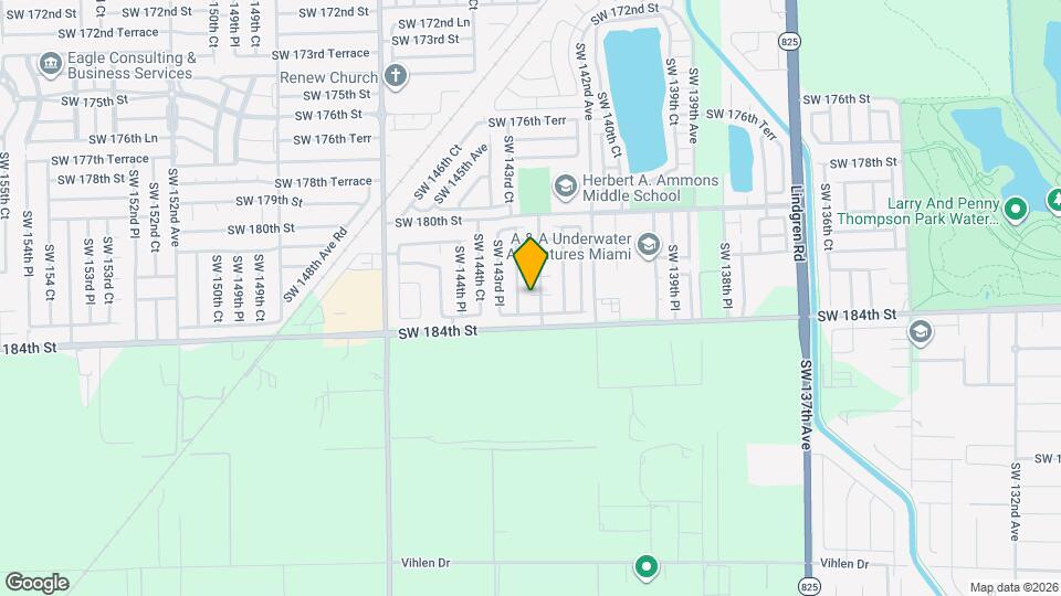 14318 SW 183rd St Map and Location Details