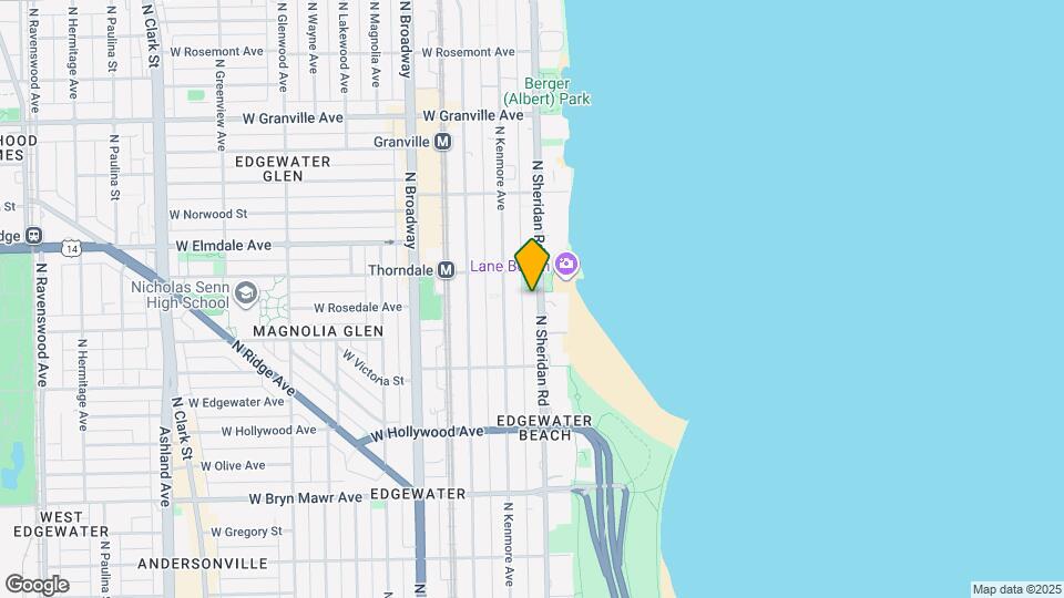 5900 N Sheridan Rd, Unit 704 Map and Location Details