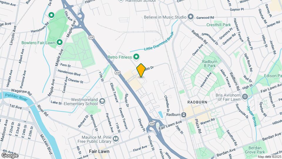 Fair Lawn Promenade Mapa y Detalles de la Ubicación