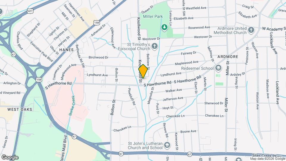 1009 Knollwood St Map and Location Details