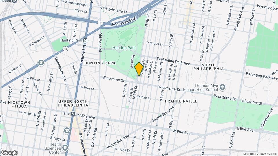 4017 N 9th St Map and Location Details