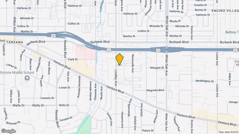 5400 Lindley Ave Map and Location Details