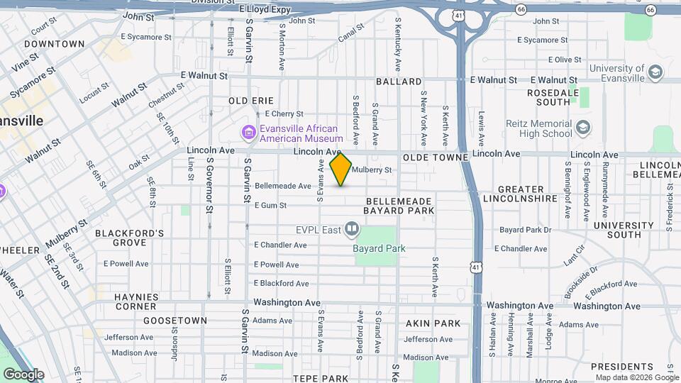 829 Bellemeade Ave Map and Location Details