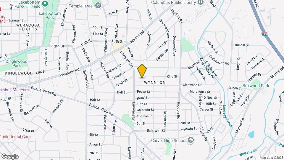 2627 Lewis St Map and Location Details