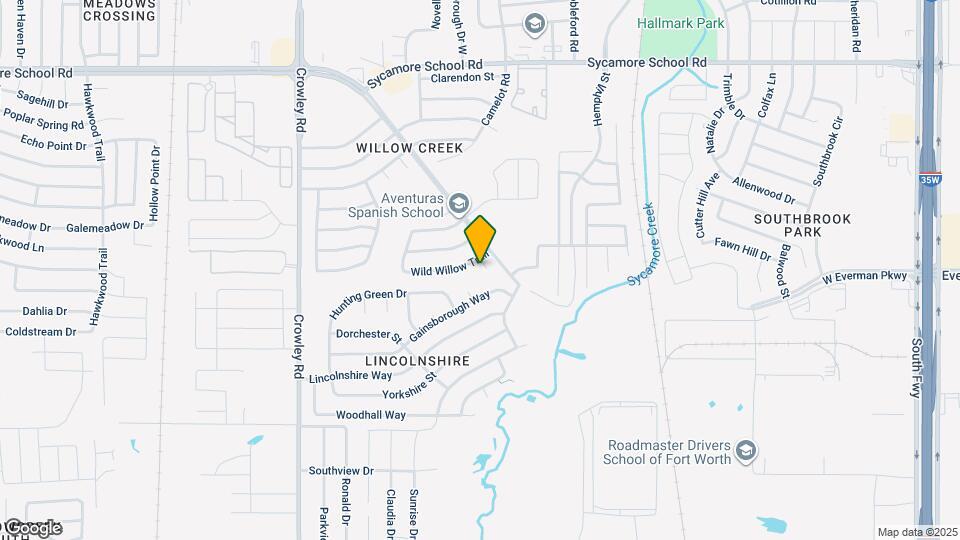 8504 Willow Creek Ct Map and Location Details