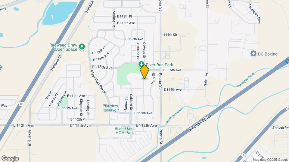 11456 Oswego St Map and Location Details