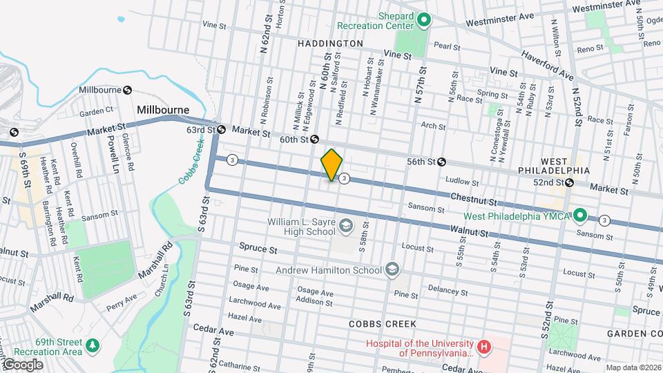 119 S Redfield St Map and Location Details