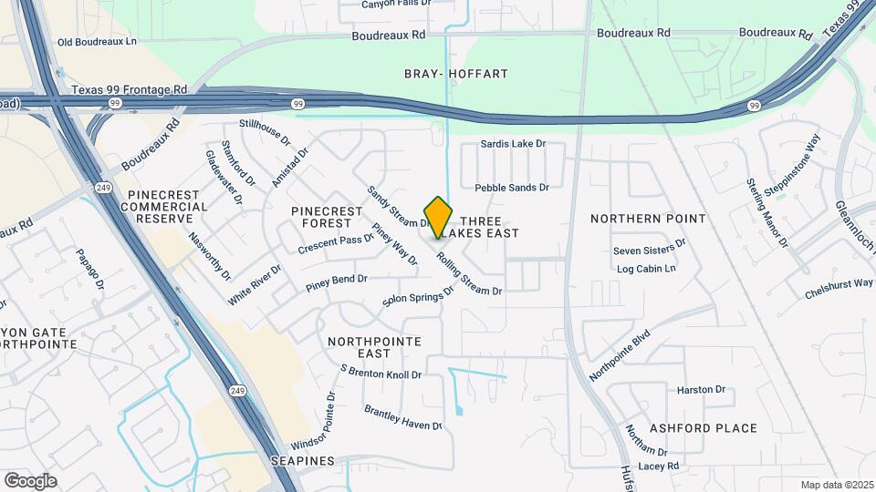 11902 Rolling Stream Dr Map and Location Details