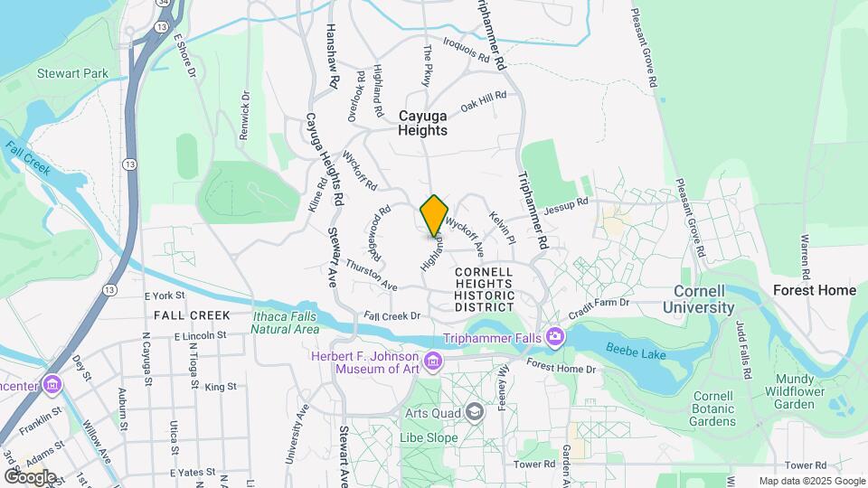 200 Highland Ave Map and Location Details