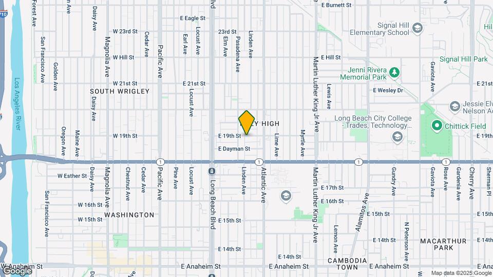 534 1/2 E 19th St Map and Location Details