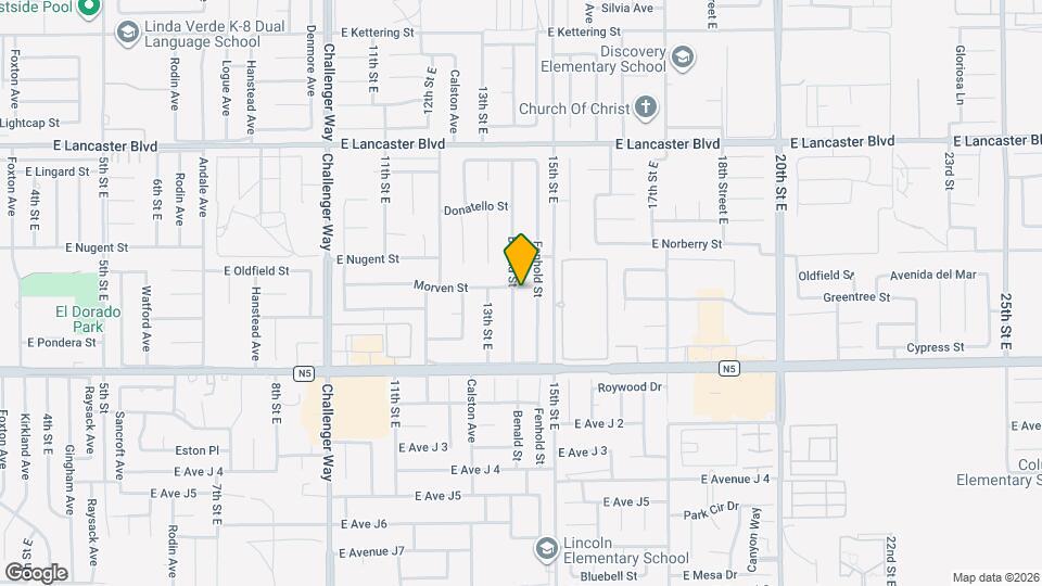 44518 Benald St Mapa y Detalles de la Ubicación