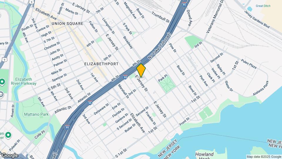 313 E Jersey St Map and Location Details