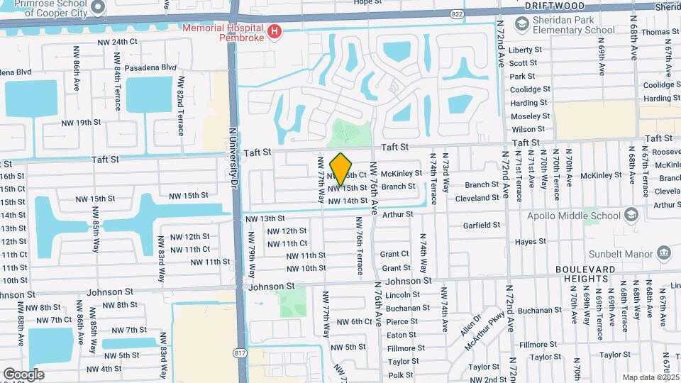 7700 NW 15th St Map and Location Details