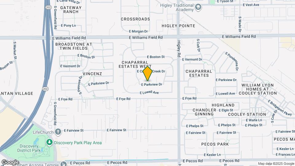 3000 E Parkview Dr Map and Location Details