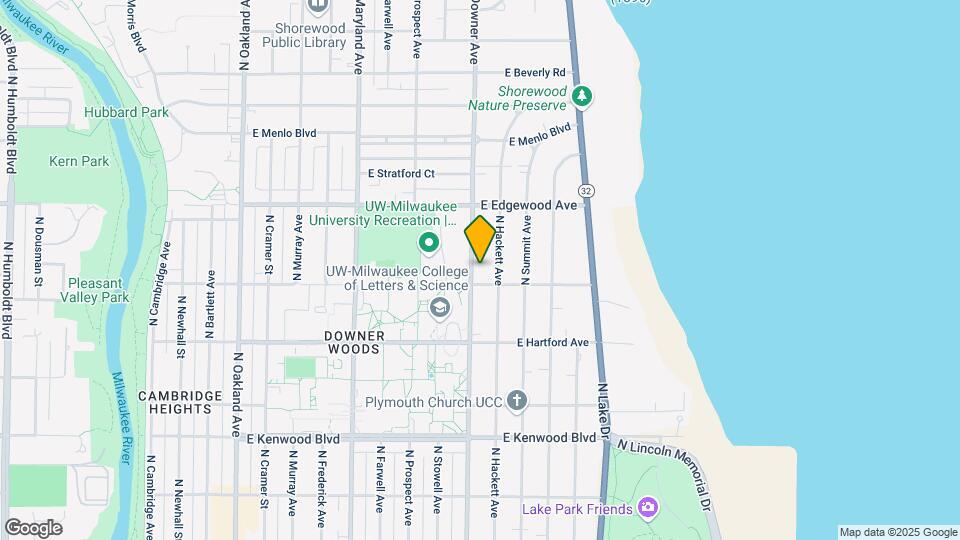 3416 N Downer Ave Map and Location Details