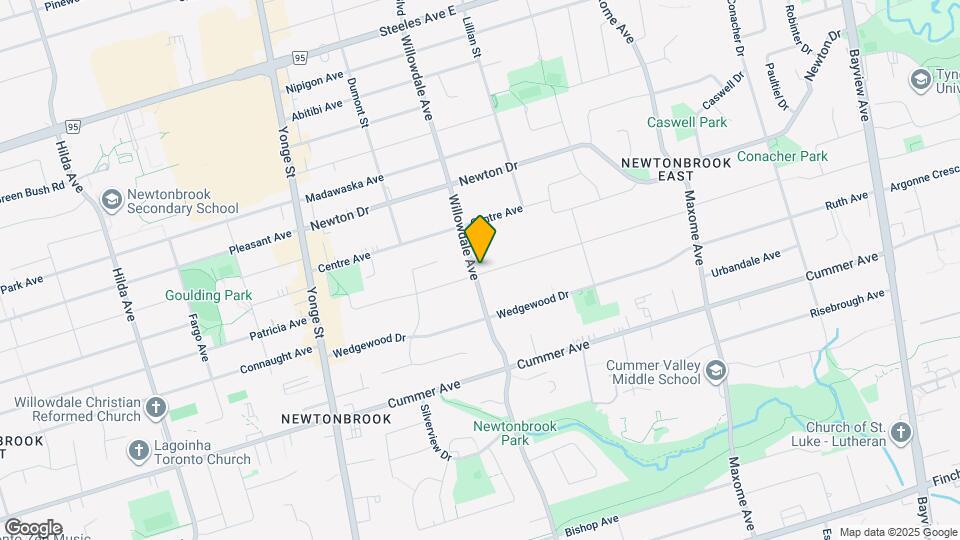 1015 Willowdale Ave Map and Location Details