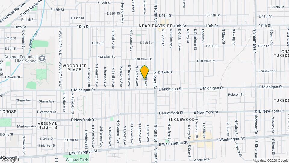 530 Eastern Ave Map and Location Details