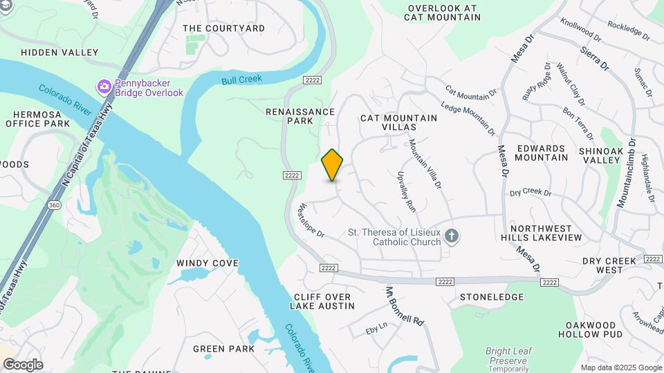 5924 Lookout Mountain Dr Map and Location Details