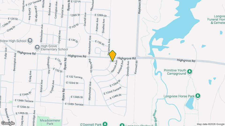 13107 Sycamore Ave Map and Location Details