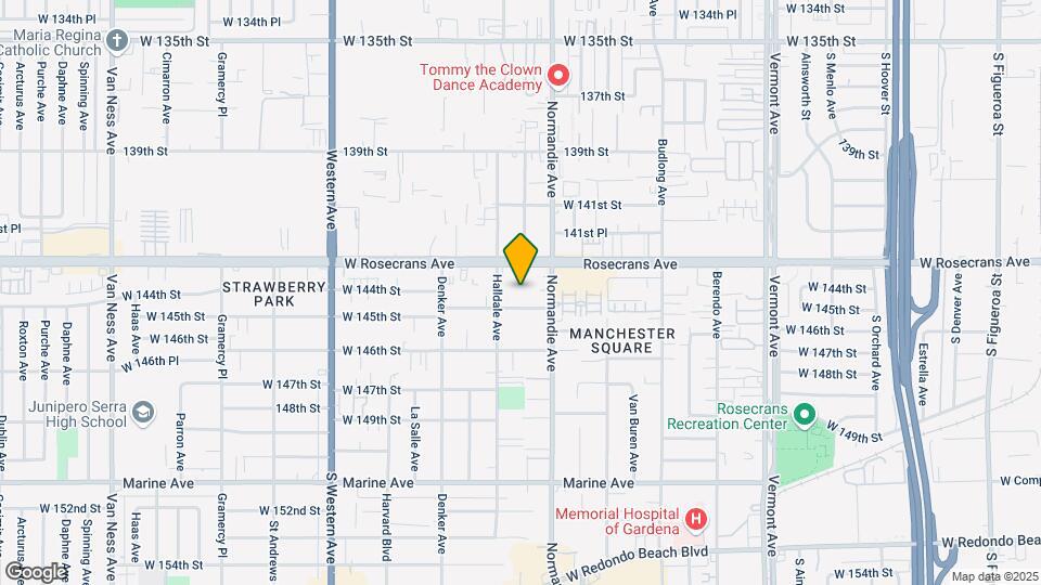 1433 W 145th St Mapa y Detalles de la Ubicación
