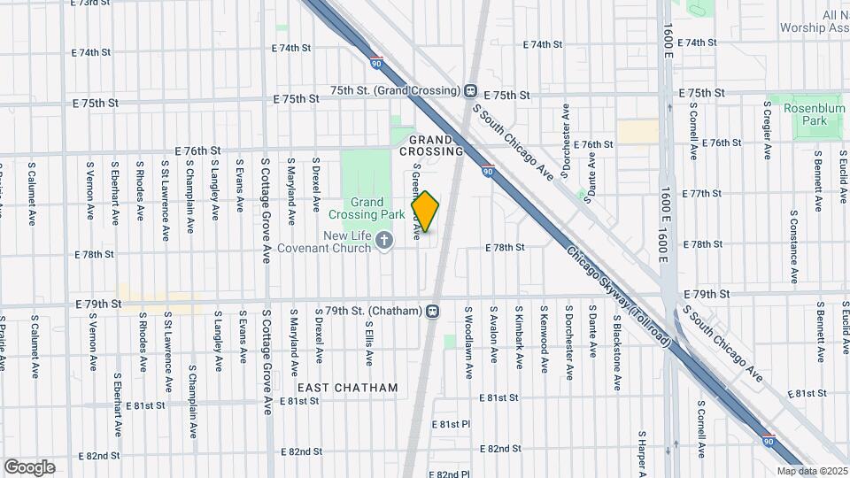 7751 S Greenwood Ave Map and Location Details