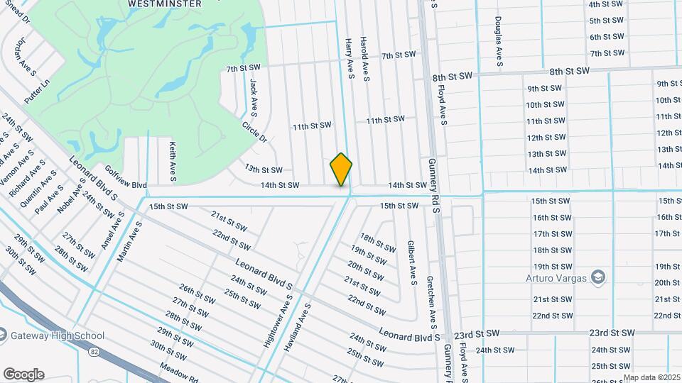 1407 Hightower Ave S Map and Location Details