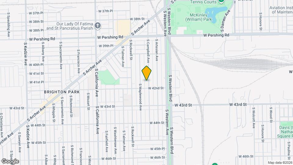 4140 S Campbell Ave, Unit B Map and Location Details