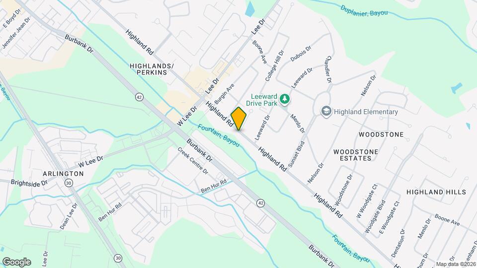 5650 Highland Rd Map and Location Details