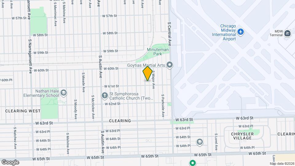 6055 S Massasoit Ave, Unit 2 Map and Location Details