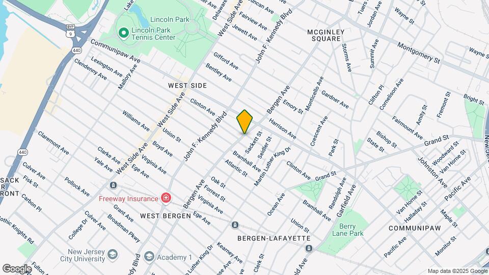 480 Bergen Ave Mapa y Detalles de la Ubicación